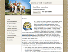Tablet Screenshot of eganhomeinspections.com